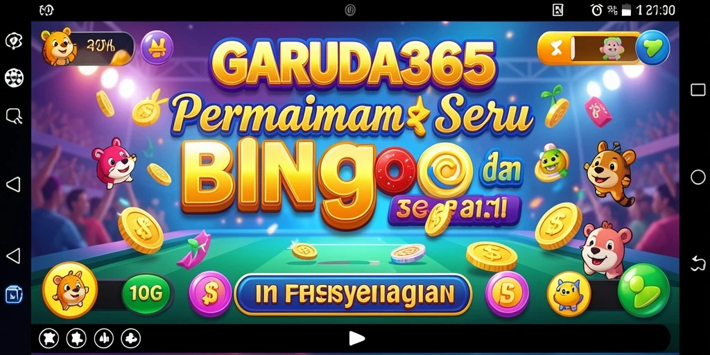 Tampilan gameplay seru dan interaktif di GARUDA365.