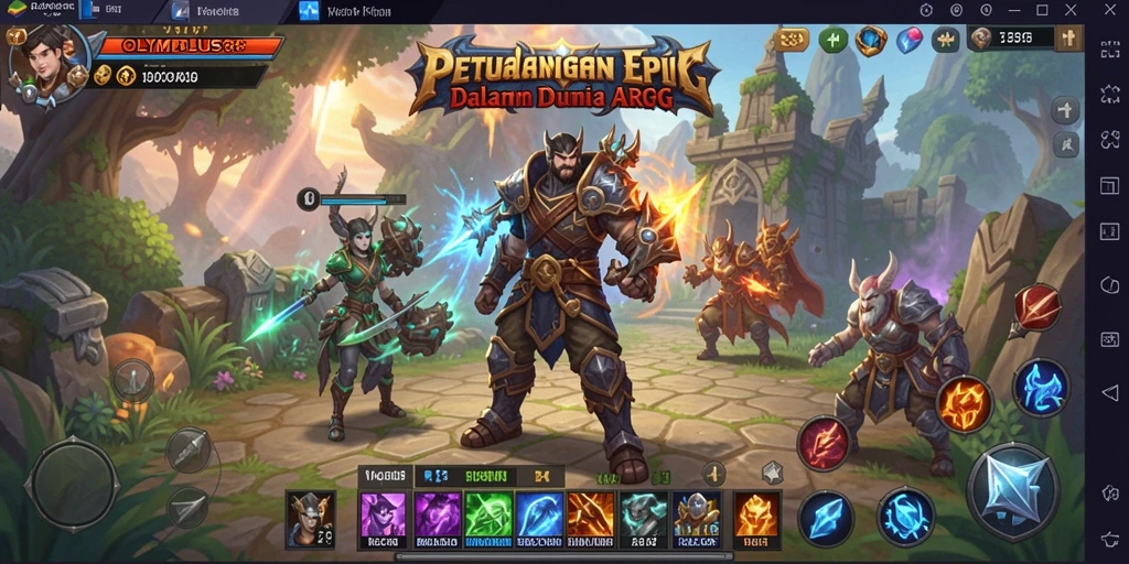 Tampilan gameplay OLYMPUS88 dengan aksi pertempuran yang intens.