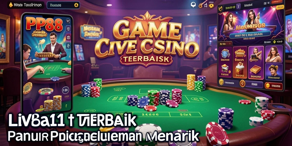 Tampilan gameplay Live Casino di PP88 yang mengesankan dan interaktif.