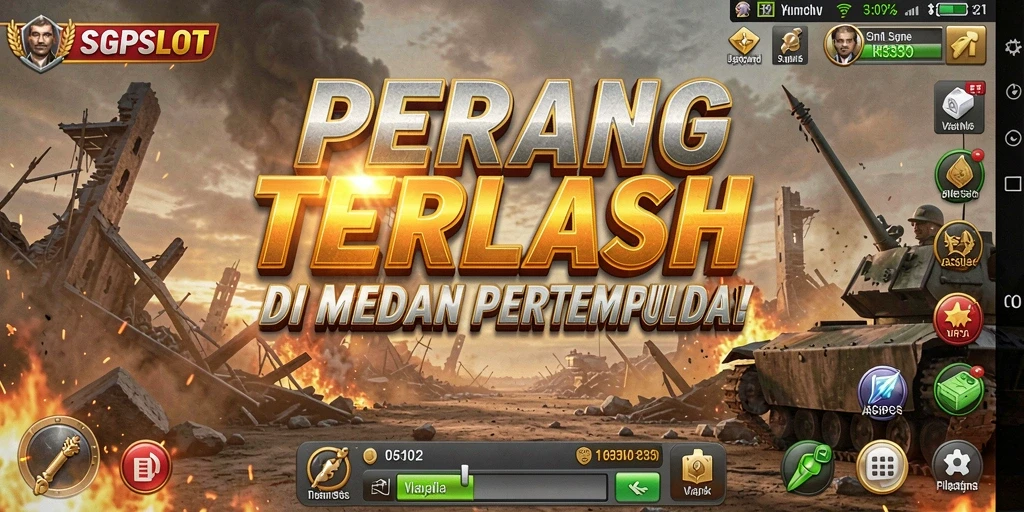 Tampilan aksi seru dalam game Battle Royale SGPSLOT.