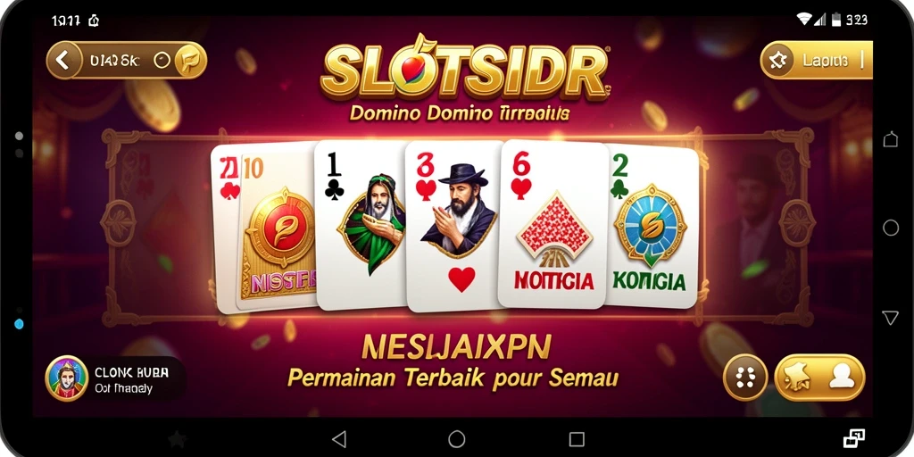 Screenshot gameplay SLOTSIDR menampilkan keseruan permainan Domino.