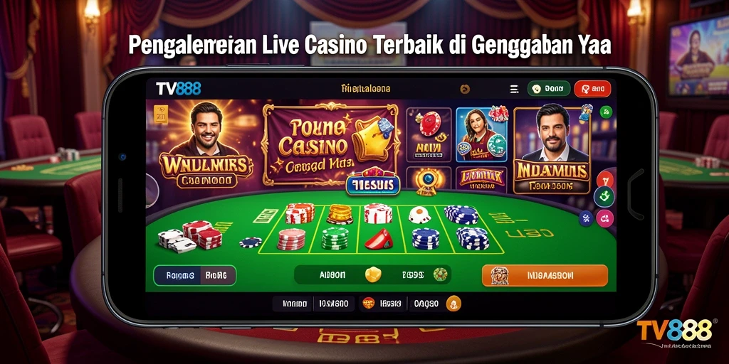 Tampilan gameplay Live Casino yang menarik dan interaktif.