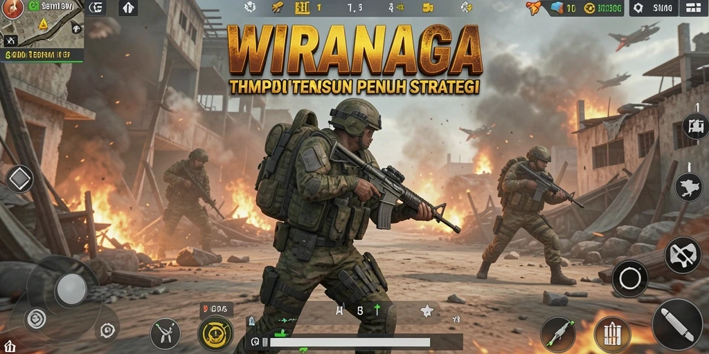 Gameplay aksi seru di WIRANAGA dengan grafis menakjubkan.